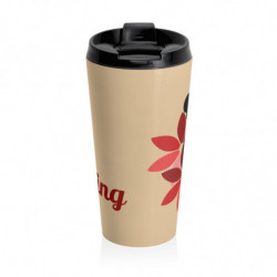 Stainless Steel Travel Mug - TheSingDesigns Supporter 15oz