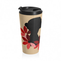 Stainless Steel Travel Mug - TheSingDesigns Supporter 15oz