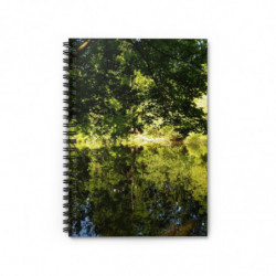 Spiral Forest Scene Notebook