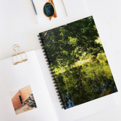 Spiral Forest Scene Notebook