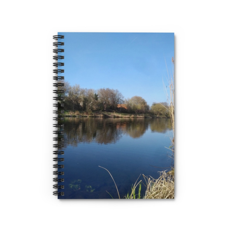 January Lake Spiral Notebook for Nature Lovers