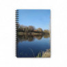 January Lake Spiral Notebook for Nature Lovers