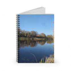 January Lake Spiral Notebook for Nature Lovers