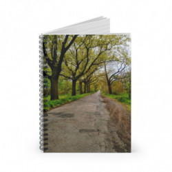 March Country Road Spiral Notebook for Nature Lovers