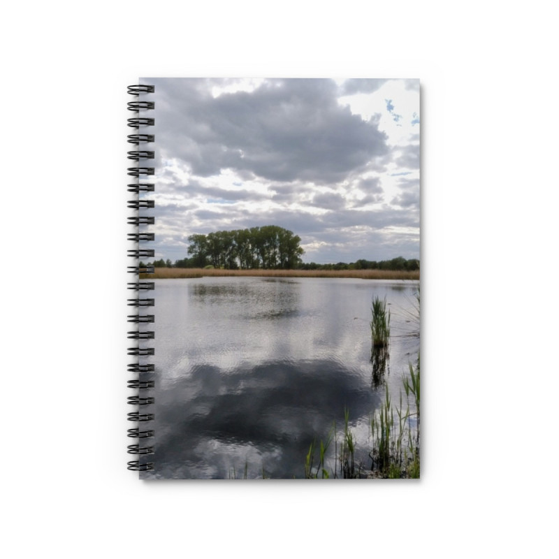 April Lakeside Spiral Notebook for Nature Lovers