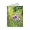 May Bumblebee on Wildflower Spiral Notebook Floral Nature
