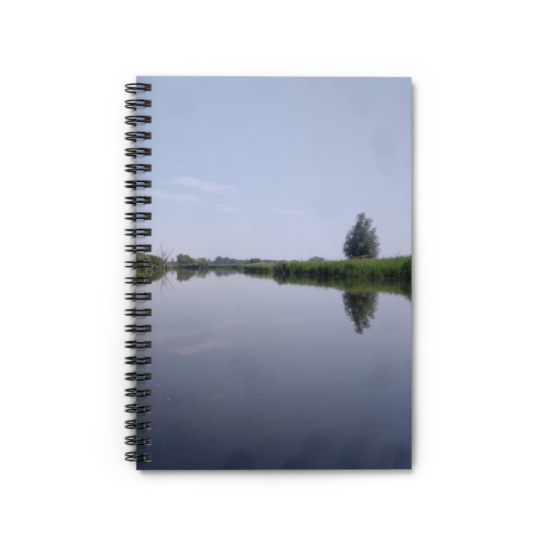 June Calm Lake Landscape Notebook