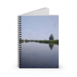 June Calm Lake Landscape Notebook