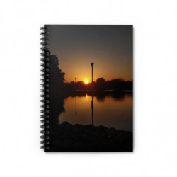 July Sunset Lake Spiral...