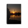 July Sunset Lake Spiral Notebook for Thoughts & Reflection