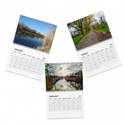 TheSing Designs 2026 Scenic Nature Wall Calendar