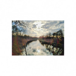 Fine Art Postcards — February River Sunset