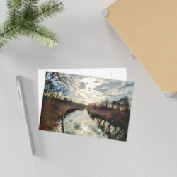 Fine Art Postcards — February River Sunset