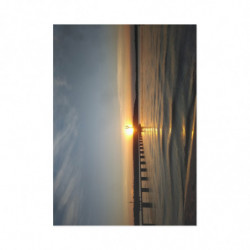 Fine Art Postcards — September Sunset Scenic Pier