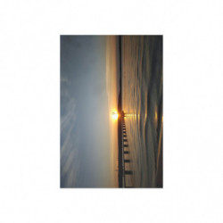 Fine Art Postcards — September Sunset Scenic Pier