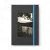 Color contrast notebook with gorgeous lake vista