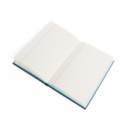 Color contrast notebook with gorgeous lake vista