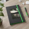 Color contrast notebook with gorgeous lake vista