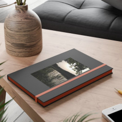 Color contrast notebook with gorgeous lake vista